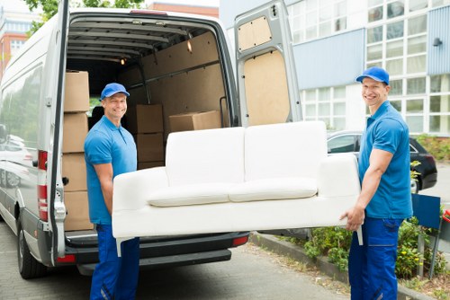 Removal team helping with a local home move in Kennington