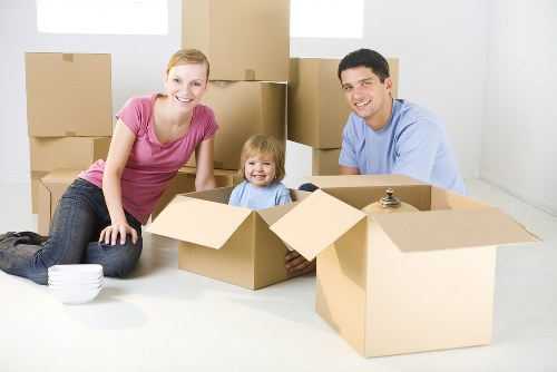 Office removals team planning a move in Kennington