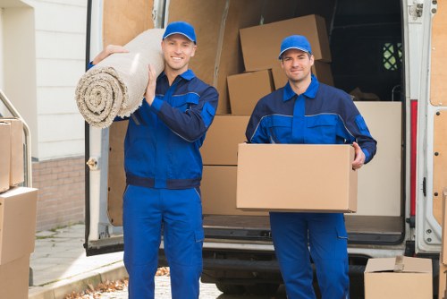 Man with van service handling a local move in Kennington