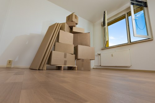 Kennington Removals team preparing a local house move