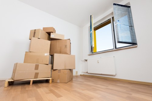 Removal team handling a flat move in Kennington