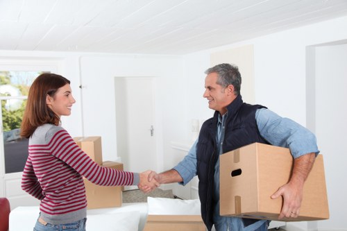 Man and van helping with a flat move in south London