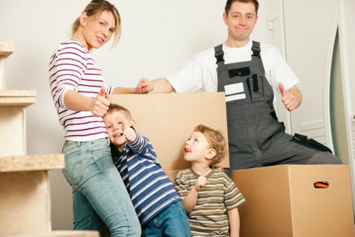 Local van removal helping with a flat move near Kennington